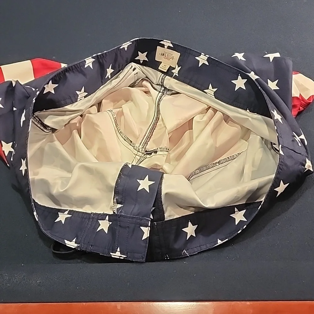 Mens American Legacy American Flag Swim Trunks Swimwear - Picture 4 of 6